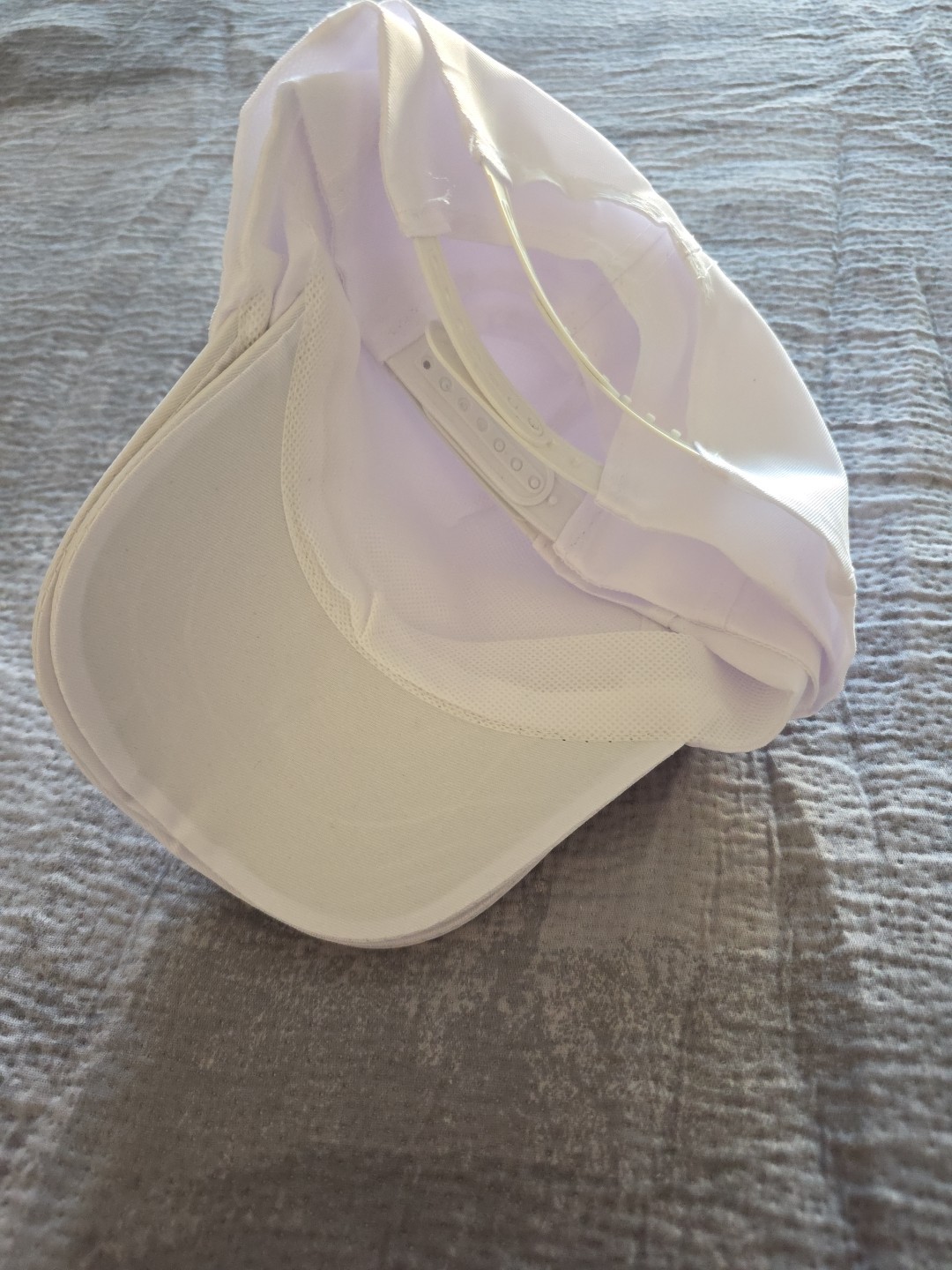 4 Solid White Kids Snapback Hats. Great For Fashion Decor