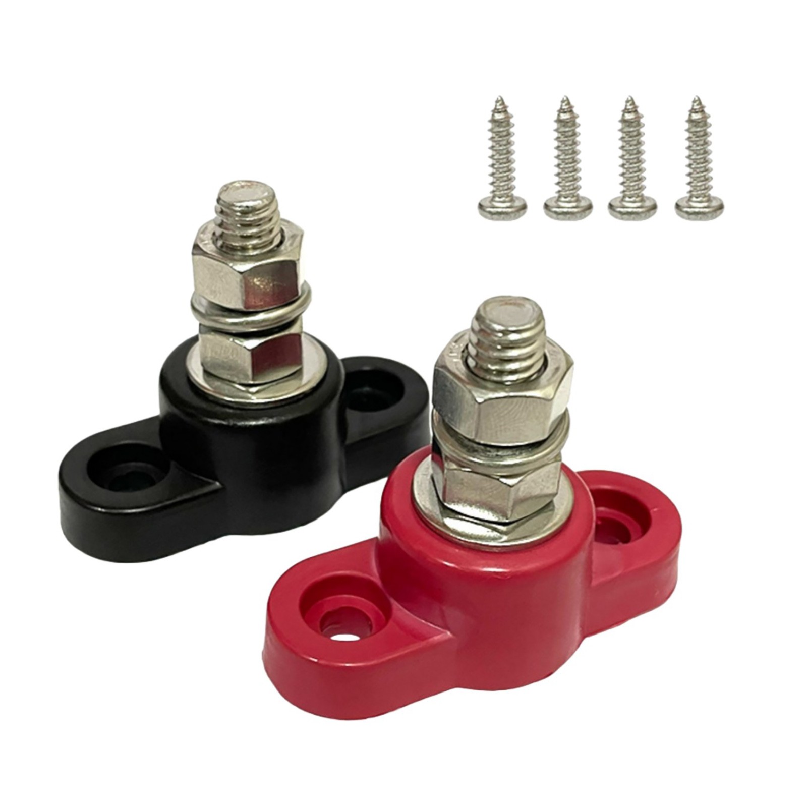 2PCS 5/16" Battery Junction Post Heavy Duty 12V-48V 200A for Car Boat Solar