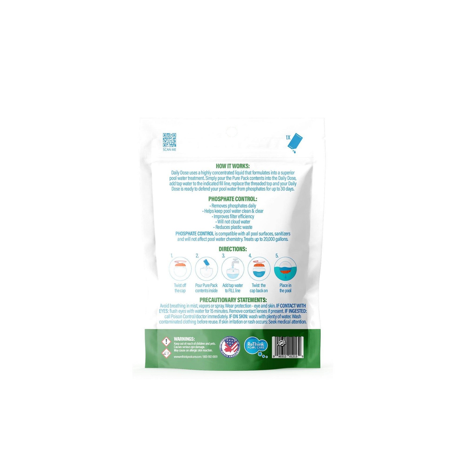 ReThink Pool Care Pure Pack - Phosphate Control 01213