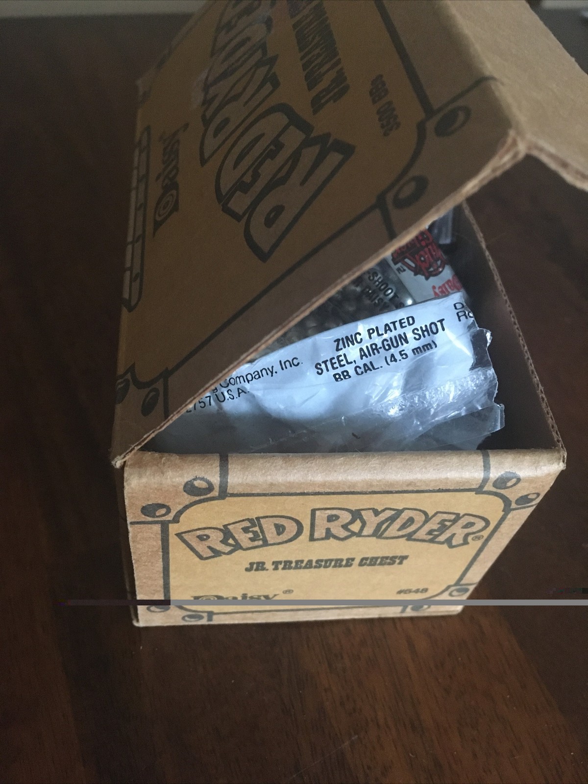 vintage 80s Daisy Red Ryder BB strongbox 3500 23 Paks Quick Silver Box