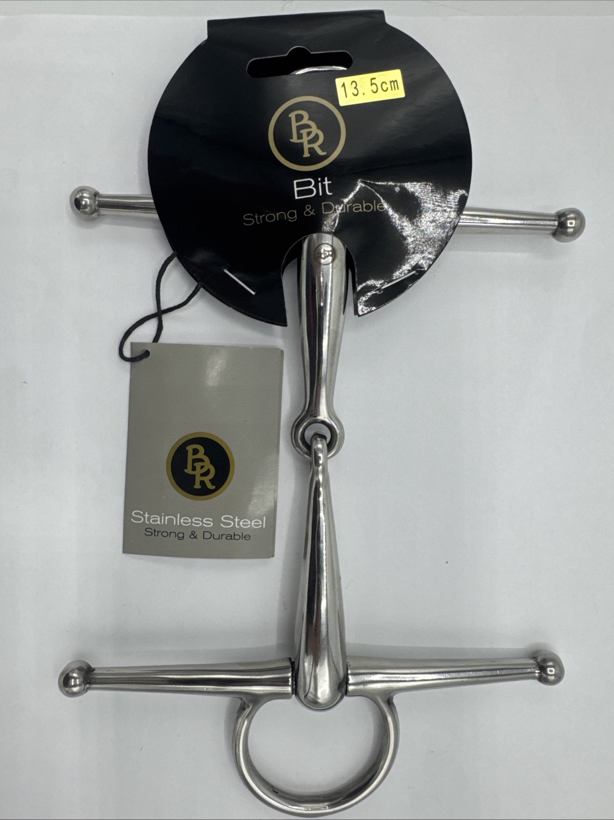 BR Full Check Bit 18mm SJ Stainless Steel Snaffle 01789