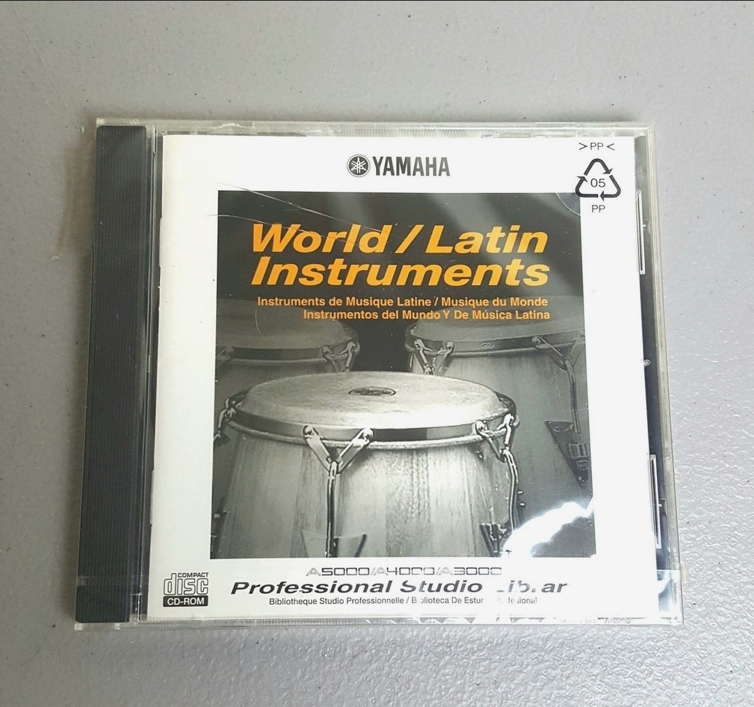 Yamaha A5000/A4000/A3000 Sampler CD Rom - PSLCD-106 - World/Latin Instruments...