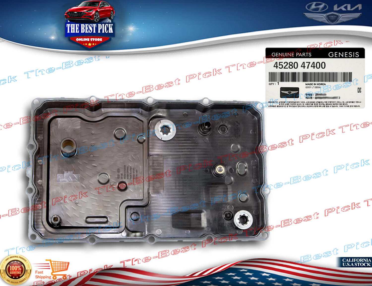 OEM Automatic Transaxle Oil Pan OEM Kia K900 Stinger 18-23 Genesis G70 19-24