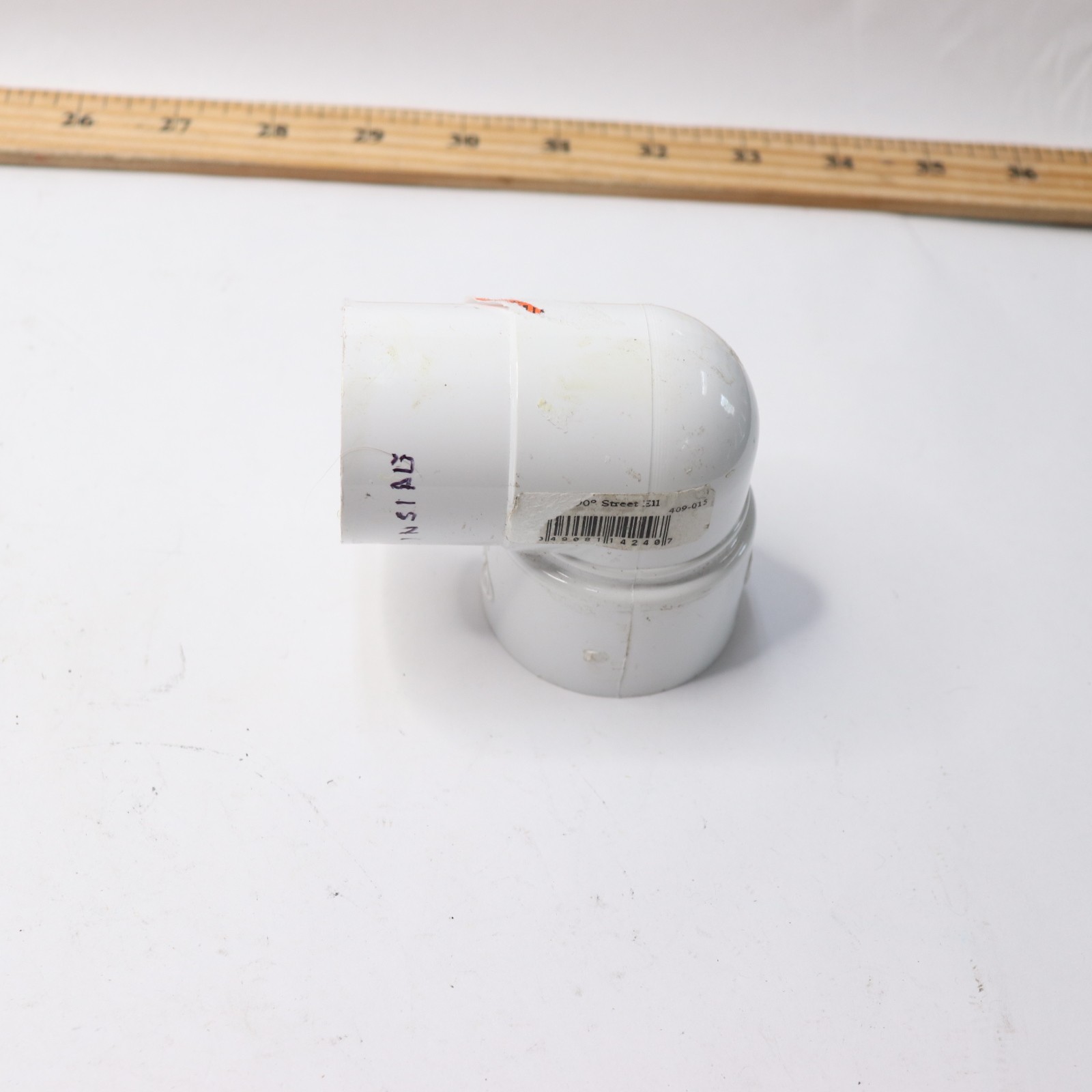 Dura Street Elbow PVC Schedule 40 Spigot x Slip 1-1/2"