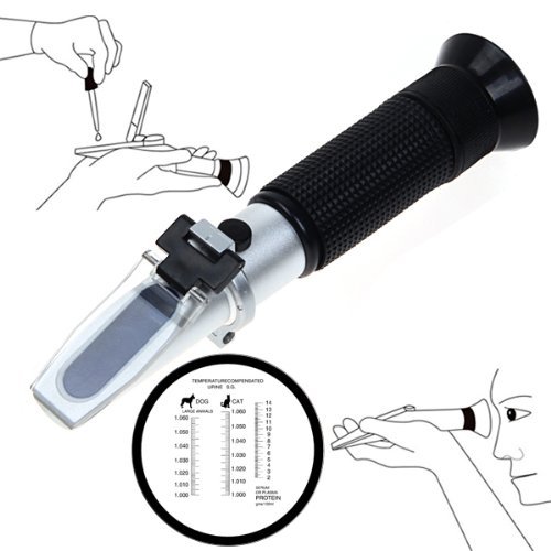 RHC-300ATC Cat Dog Clinical Refractometer Refractive Total Serum Protein Generic