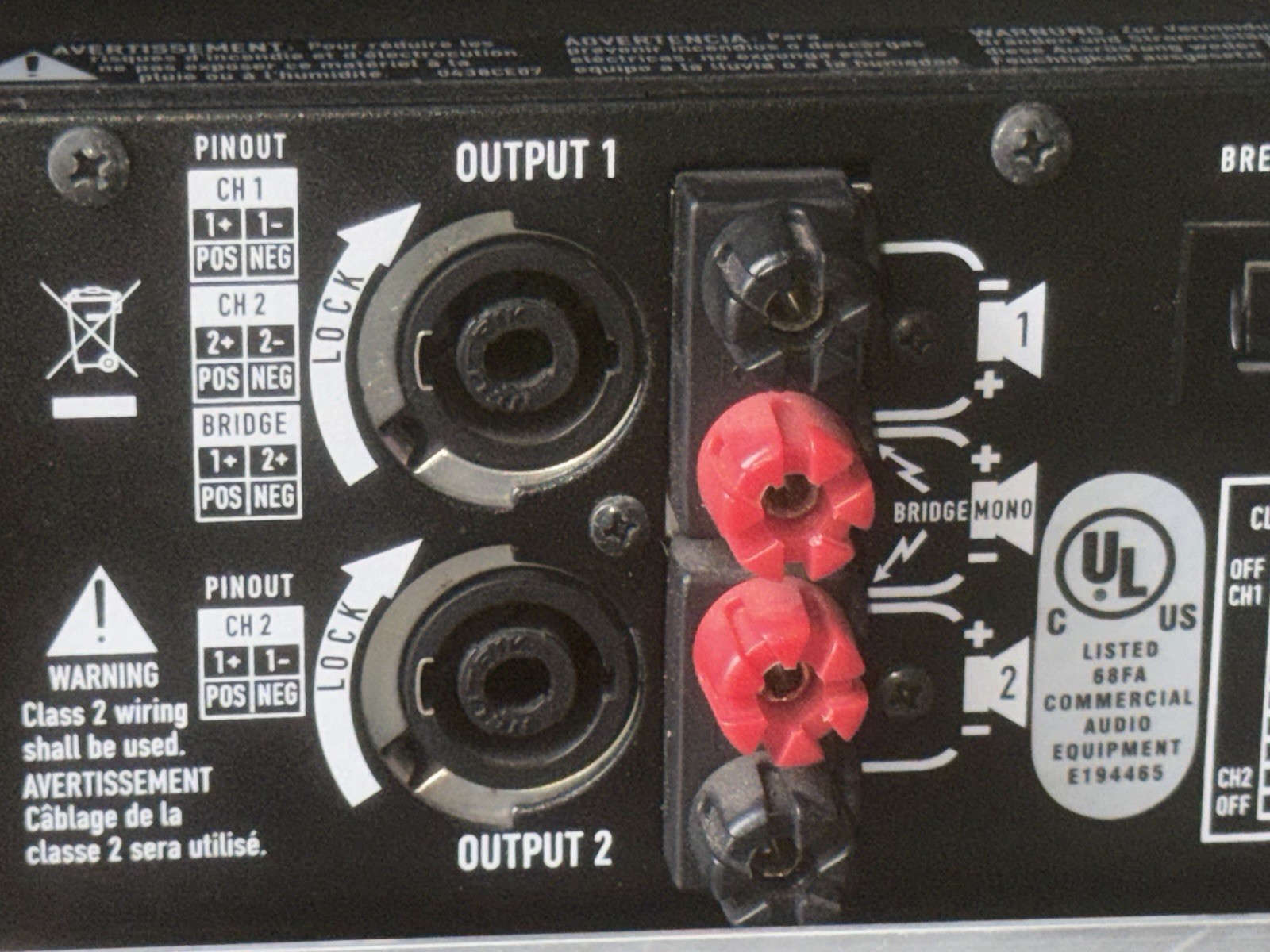 QSC RMX 2450 Power Amplifier + Extron SSP 7.1 Processor w/ SKB Rack Case