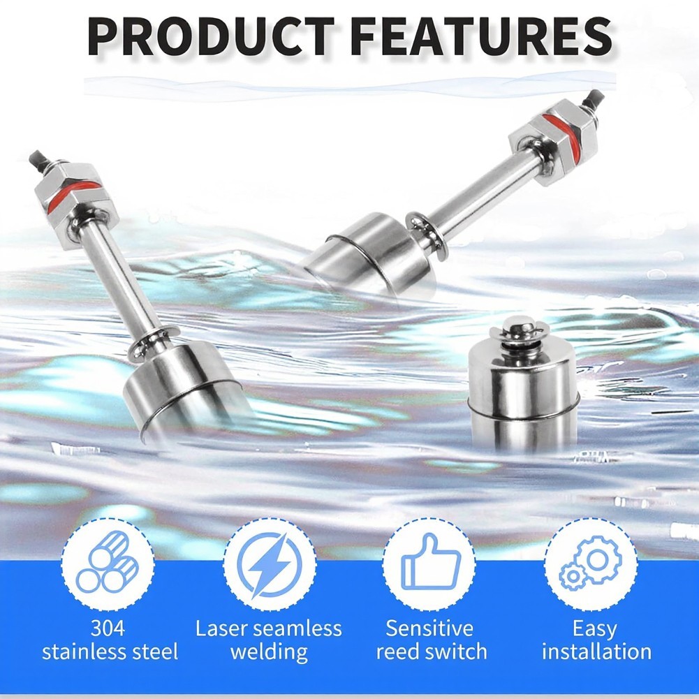 Float Switch Stainless Steel Construction 304 for Reliable Level Monitoring