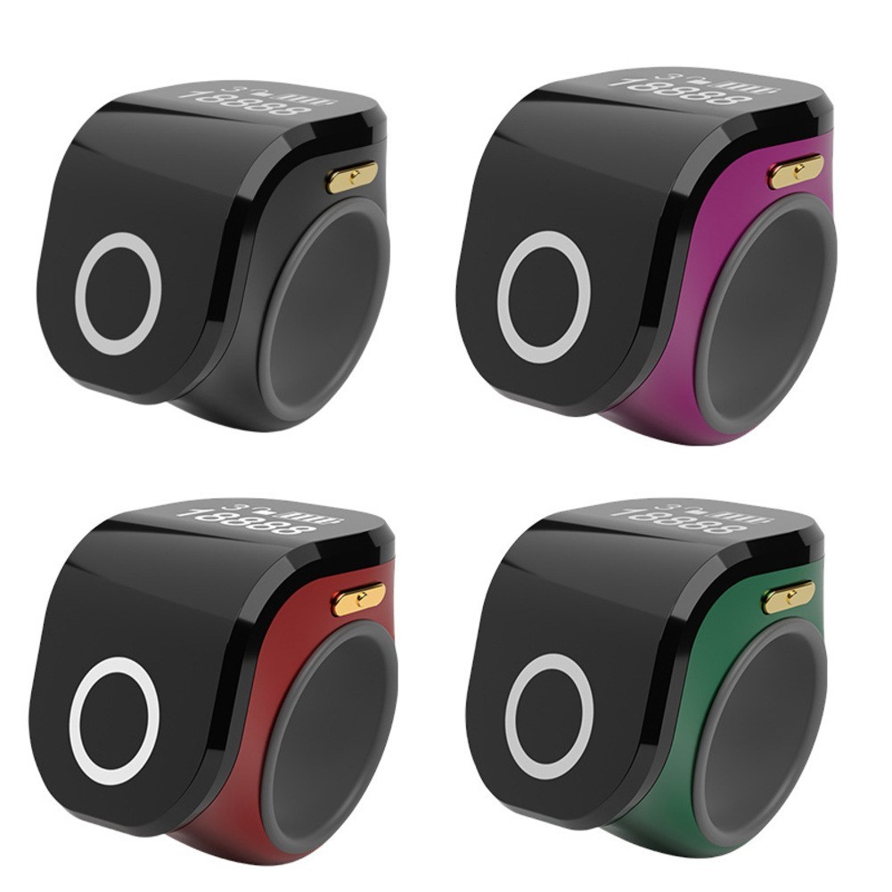 Rechargeable Finger Counter with Two Finger Sleeves for Customizable Comfort