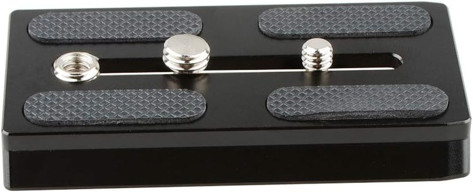 Camera Quick Release Base Plate with 1/4" & 3/8" Threads Compatible with Manfrot