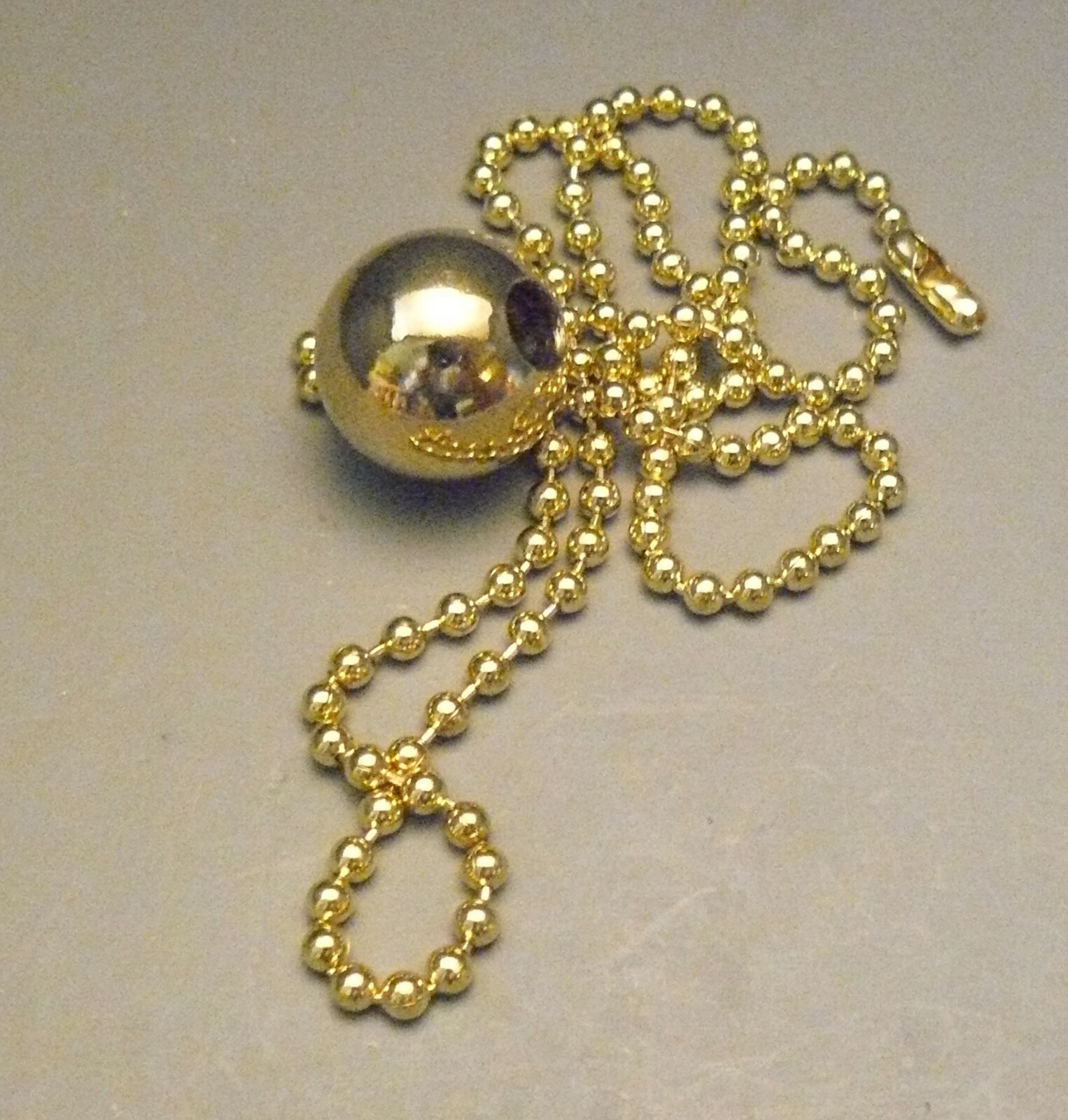 3/4" Brass Ball with 20" Pull Chain for Light/Ceiling Fan Lamp Lighting PC7