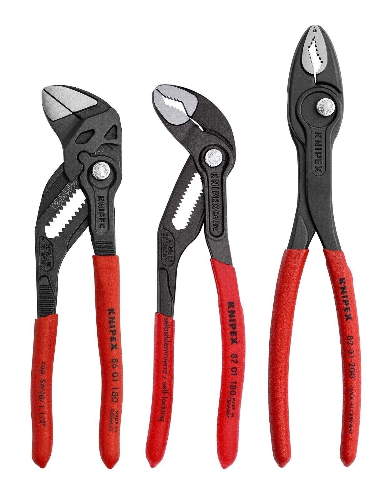 Knipex 9K0080156US 3 Piece Top Selling Pliers Set