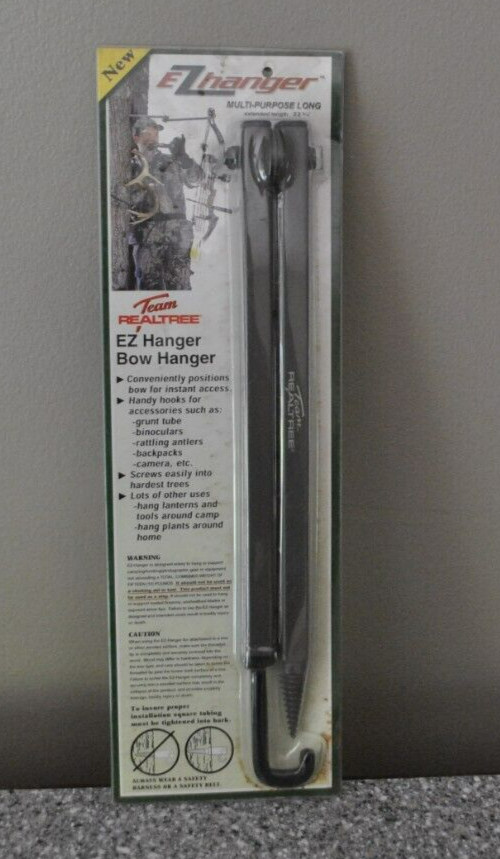 Team Realtree EZ Hanger/Hook Bow Holder Combo-22 3/4" New/older Fast Ship