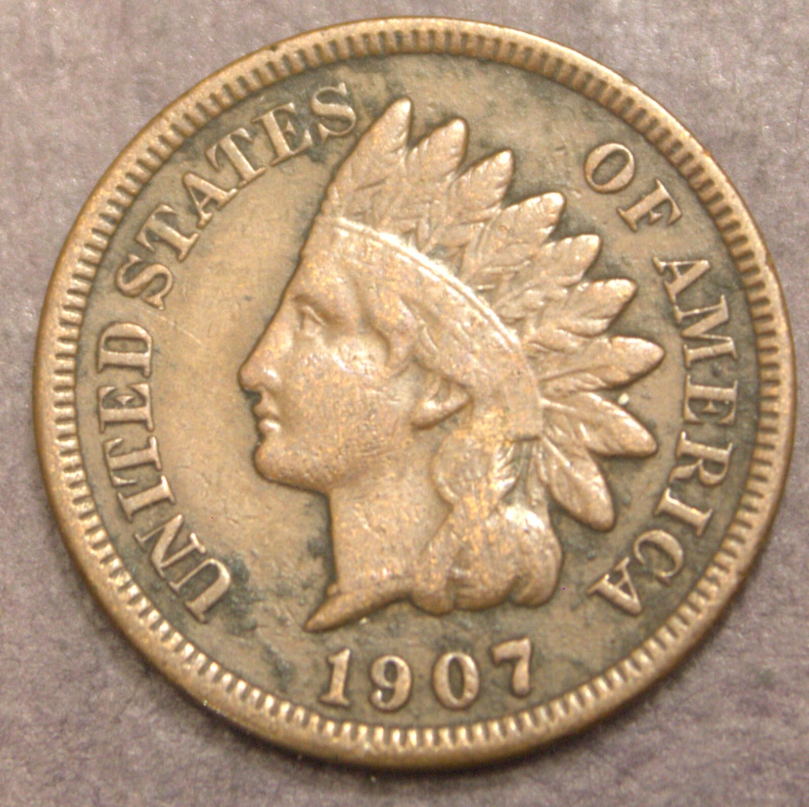 1907 Indian Cent One Penny Y2957