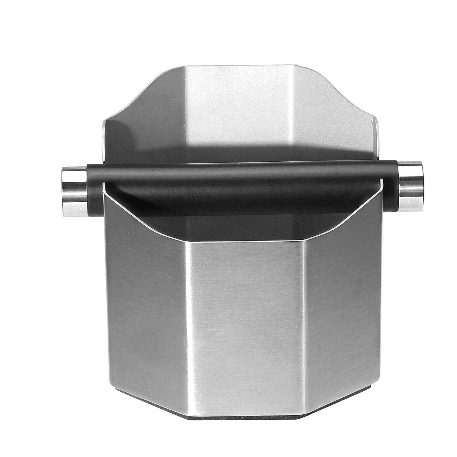 Espresso Knock Box for Coffee & Espresso Grounds Removable Bar & Non-Slip Base