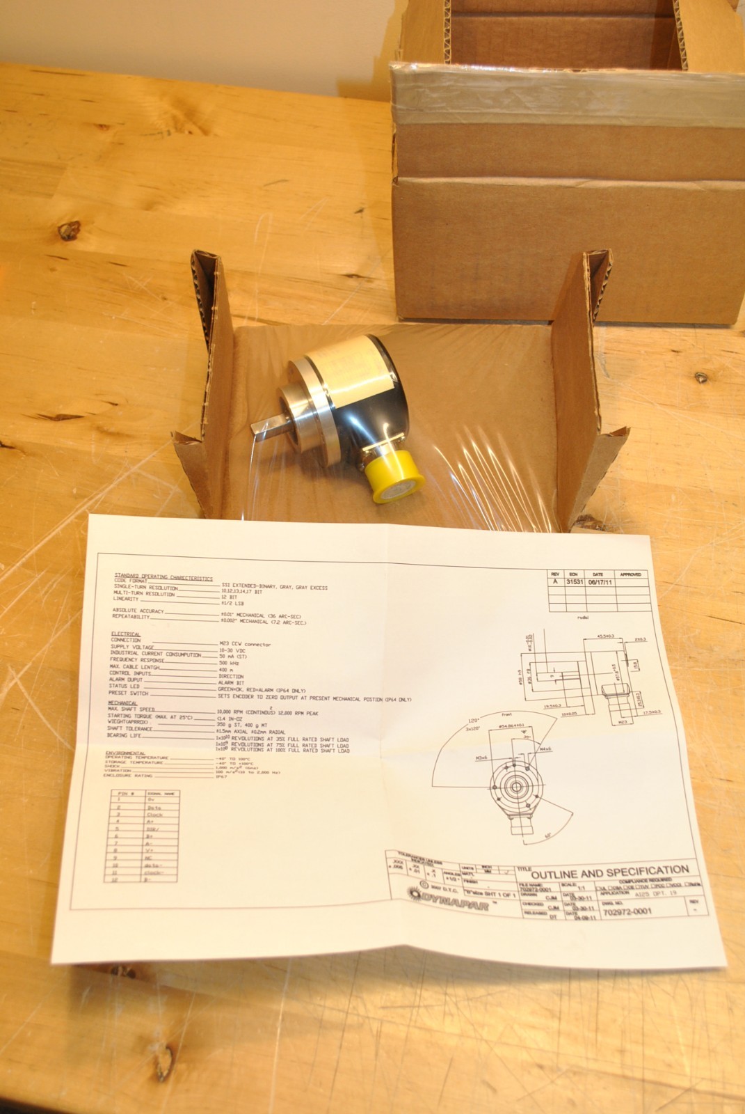 Dynapar AI251212X222520 Speed Encoder