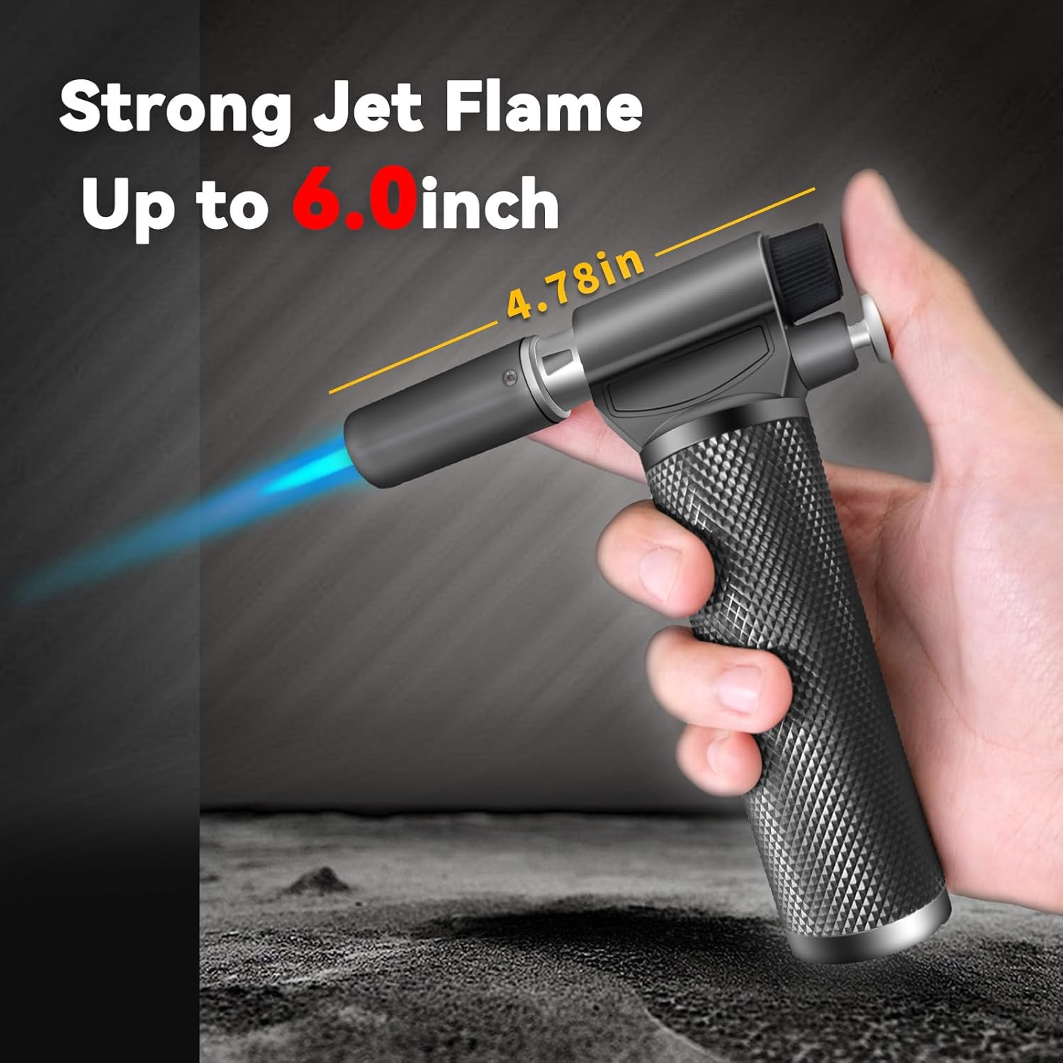 Butane Torch Refillable Kitchen Torch Lighter Jet Flame Cooking Torch Creme Brul