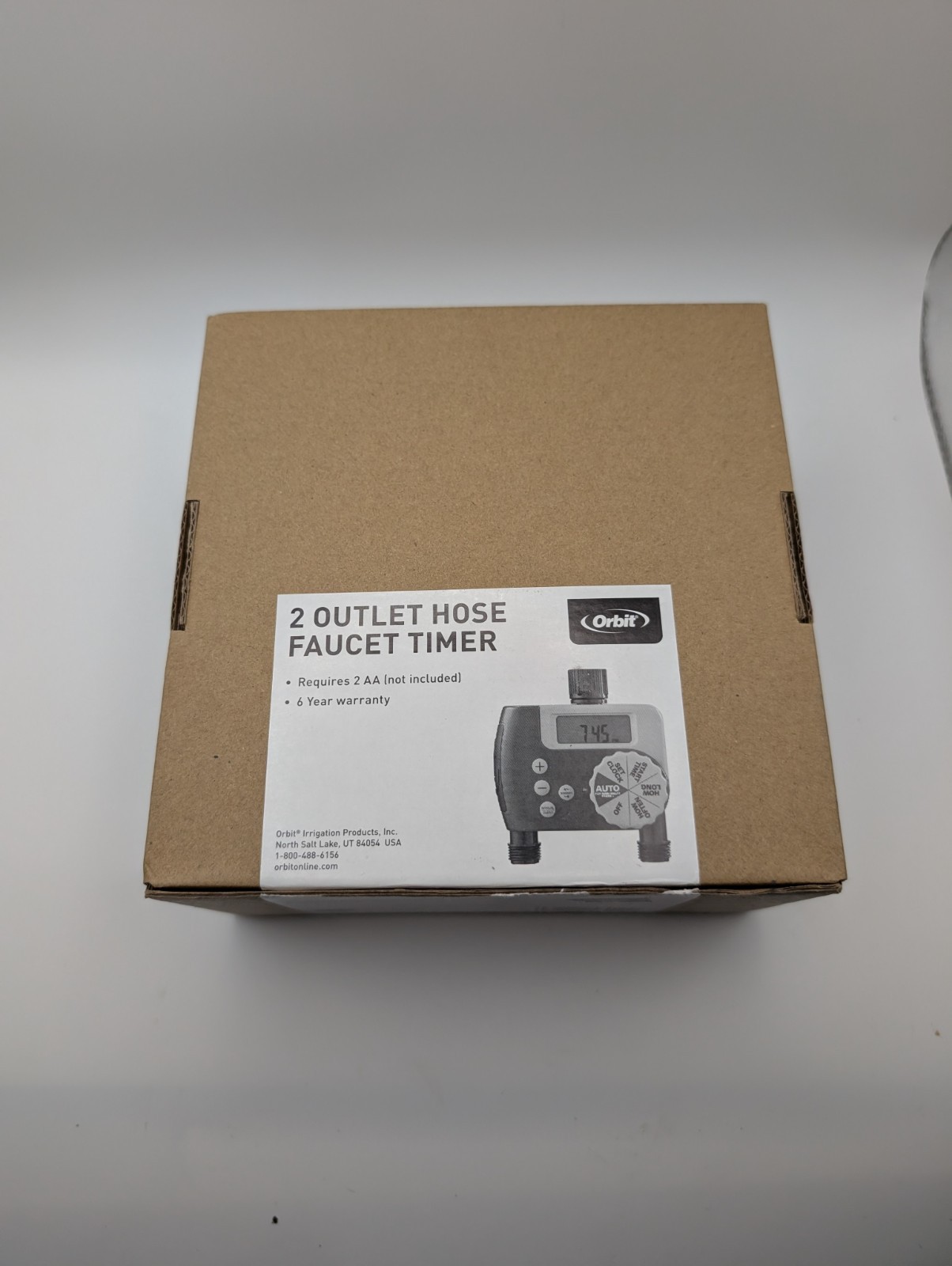 Orbit 2 Outlet Hose Faucet Timer Model 62062N OPEN BOX