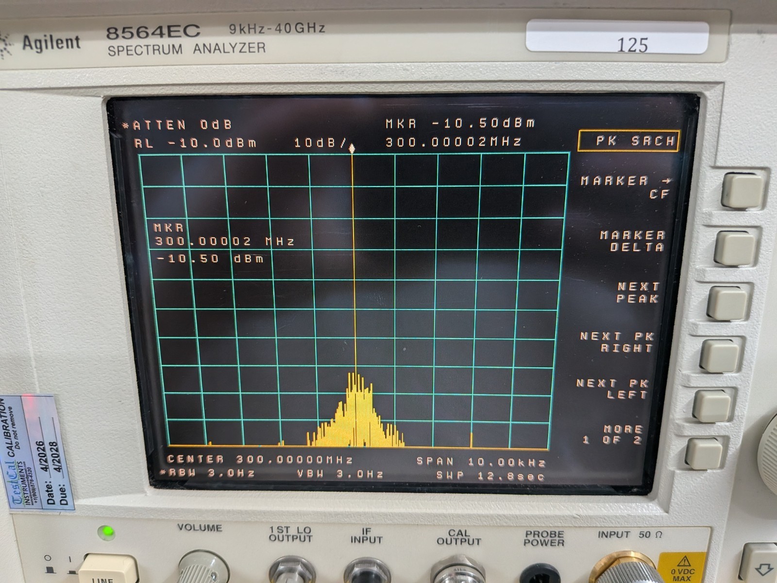 🔥 Agilent 8564EC Spectrum Analyzer 9kHz-40GHz ~ Calibrated!