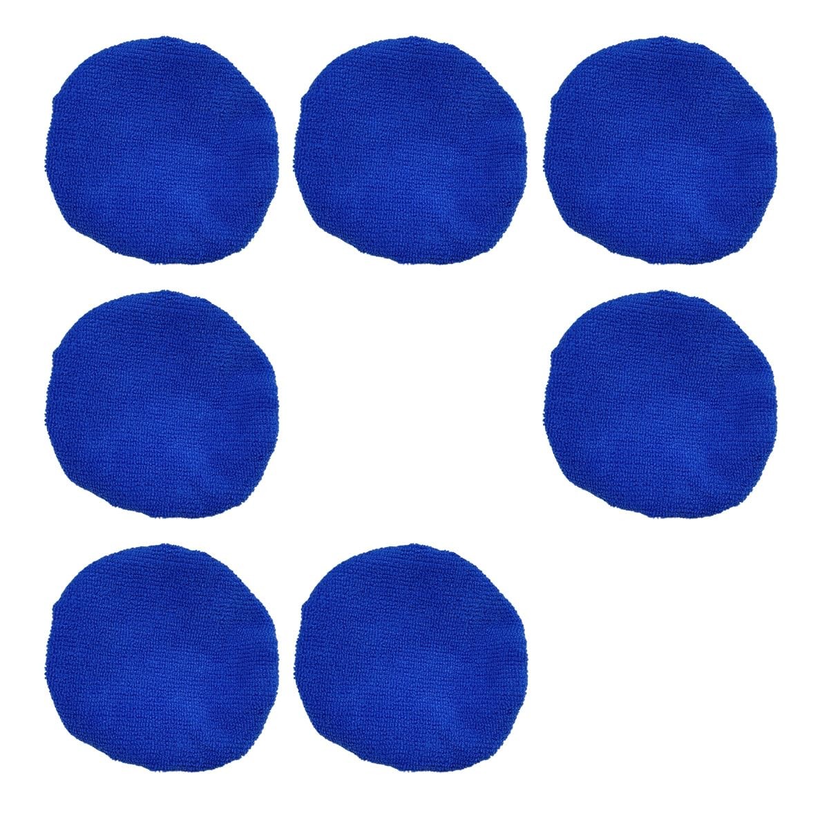 LAINLOY 7 Pack Microfiber Cloths, Replaceable Car Inside 4.21 inch, Blue