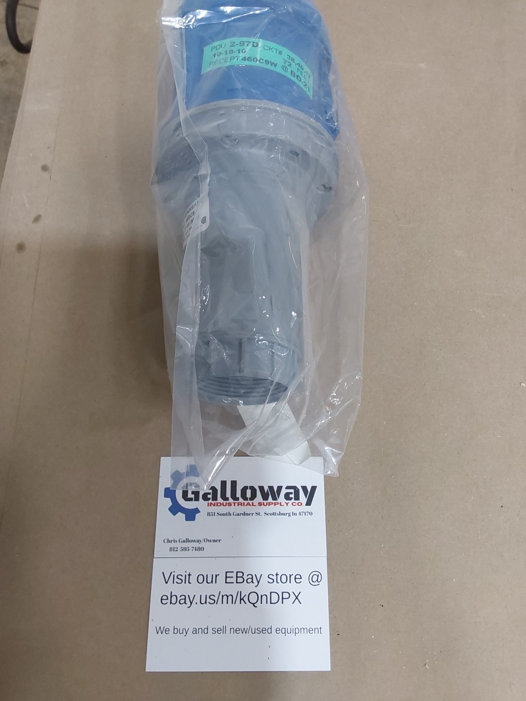 Mennekes Connector ME 460C9W 60A 250V 3P 4W