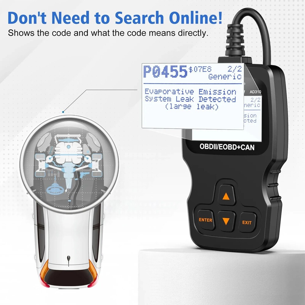ANCEL AD310 OBD2 Scanner Car Engine Fault Diagnostic Tool Automotive Code Reader