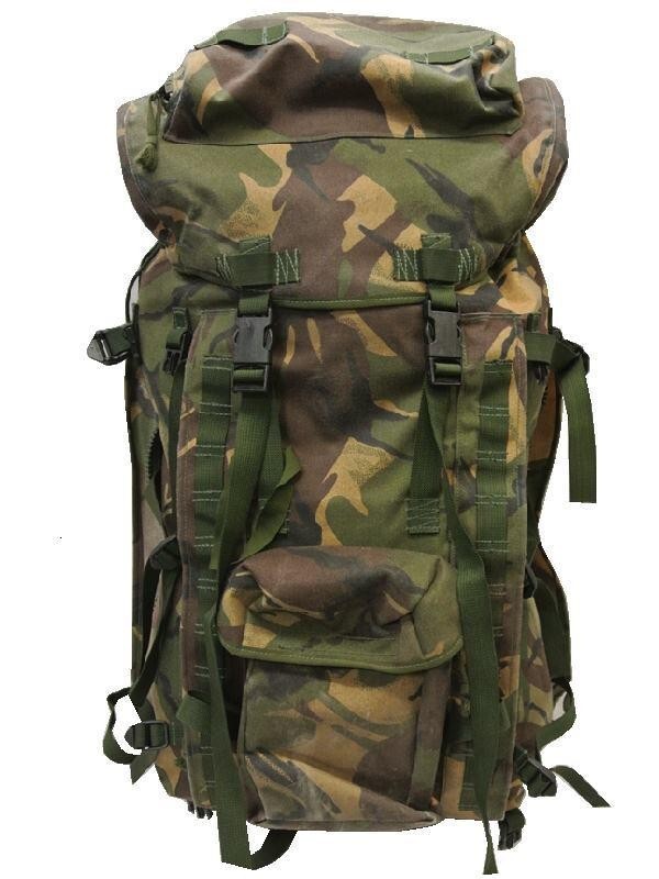 British Army DPM Camo Bergen Long Back PLCE Rucksack Camouflage Issued Grade 2