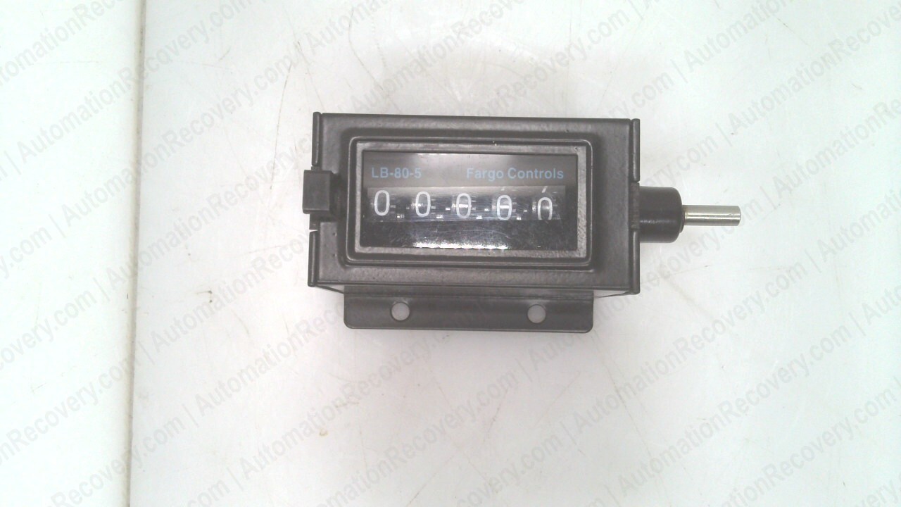 FARGO CONTROLS LB-80-5 MECHANICAL REVOLUTION COUNTER, NEW* #334216