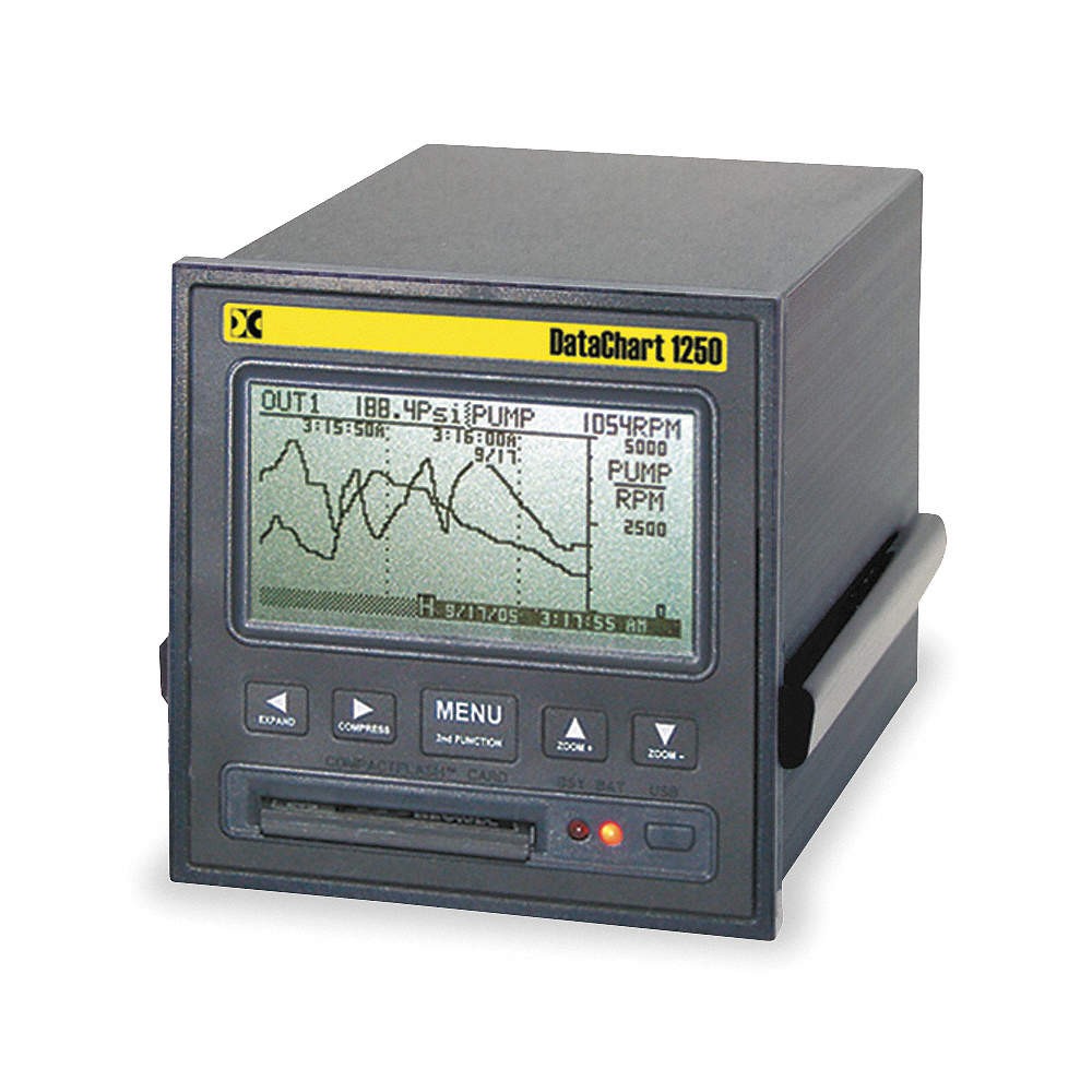 MONARCH DC1250 U01 Paperless Recorder: 100-240VAC, USB 1WAA4