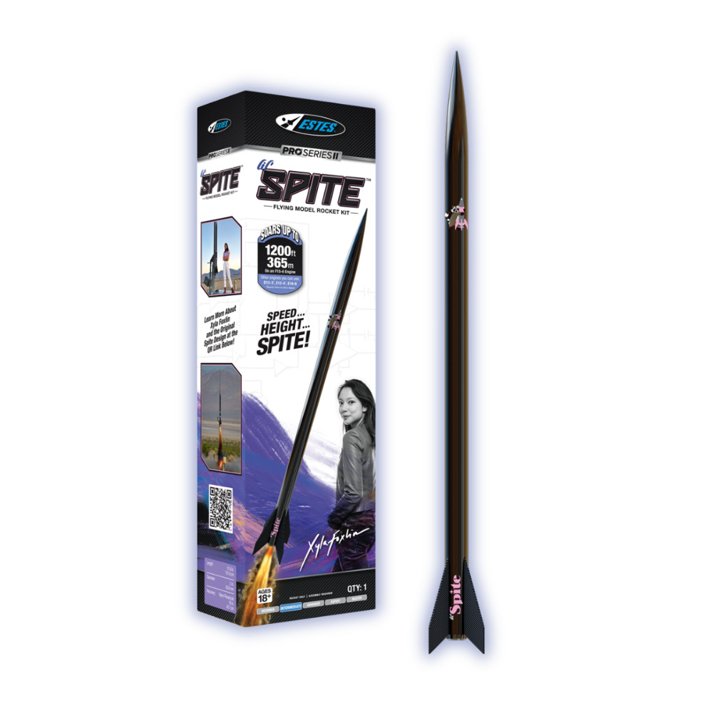 Estes Flying Model Rocket Kit Boxed Pro Lil Spite  EST 9737