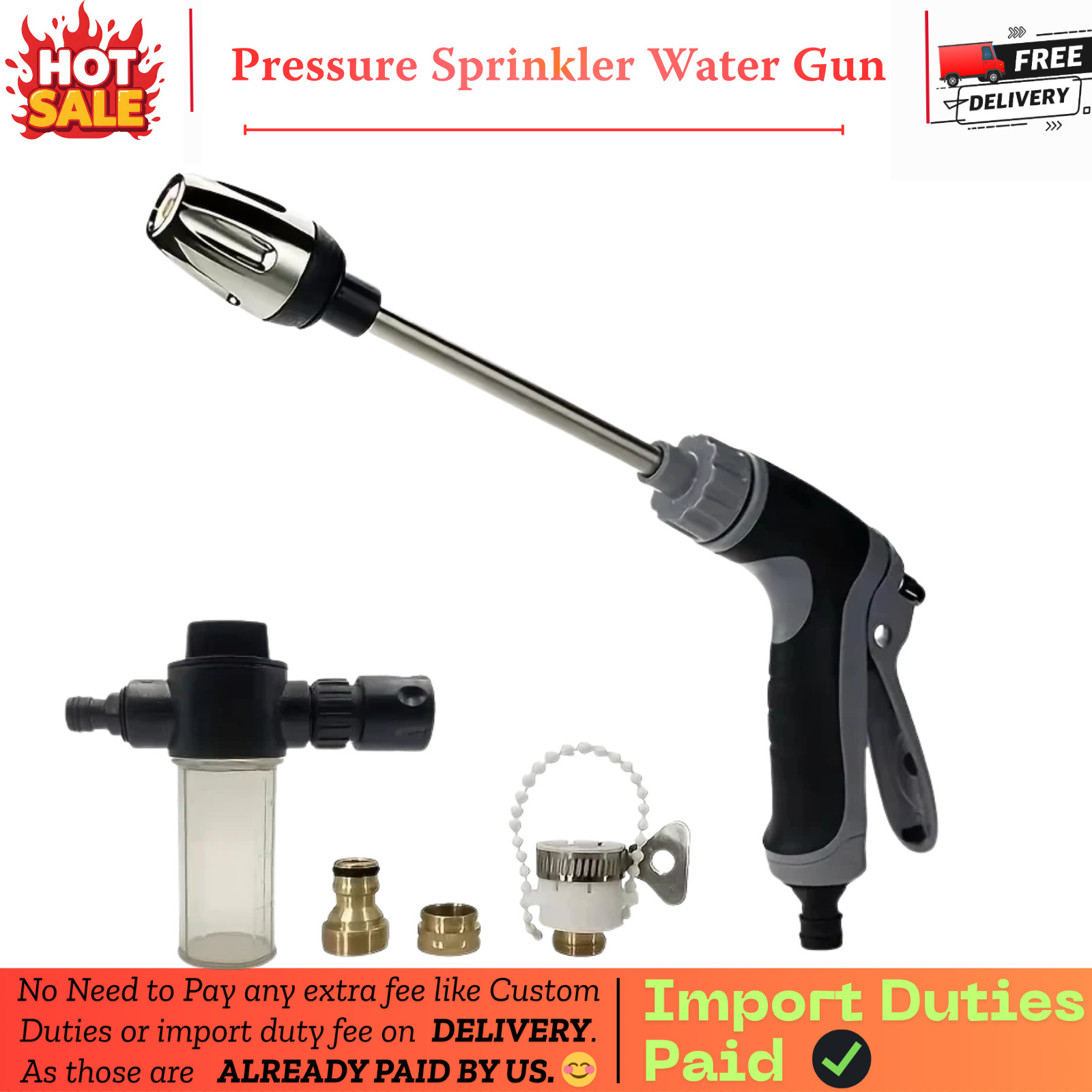 Aquoxis Cordless Cleaning Device Converts Garden Hose to Pressure Washer