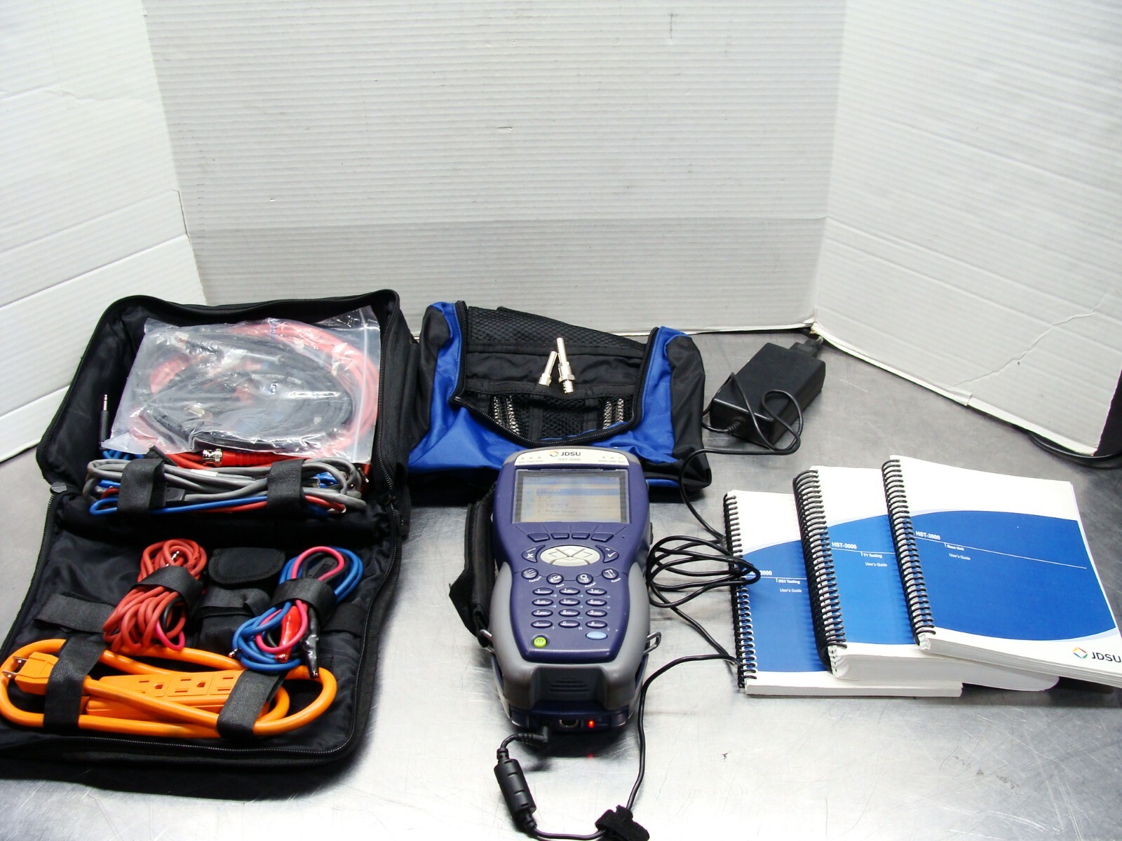 JDSU Viavi HST-3000 SIM PCM TIMS T1/T3 DS3 Ethernet / Optical Cable Tester Kit
