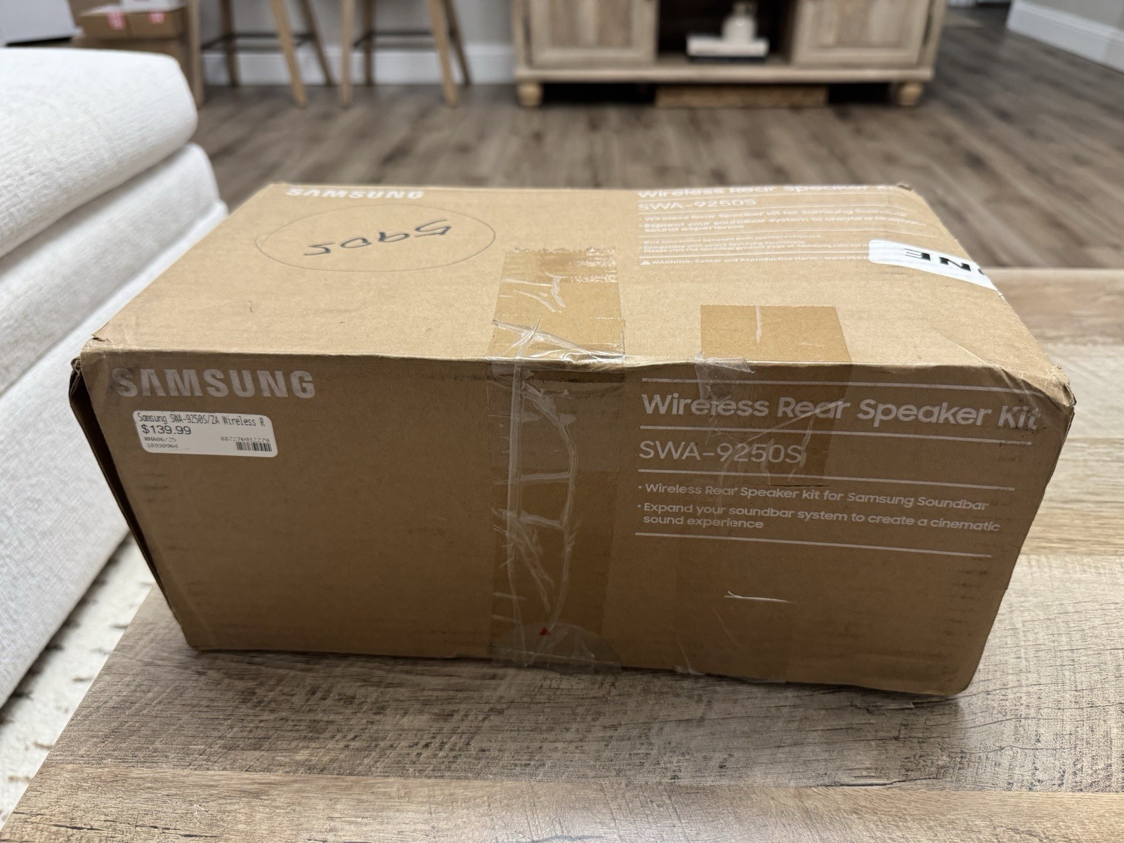Samsung SWA-9250S Wireless Rear Speaker Kit 2.0 Channel 35W Black - Damaged Box