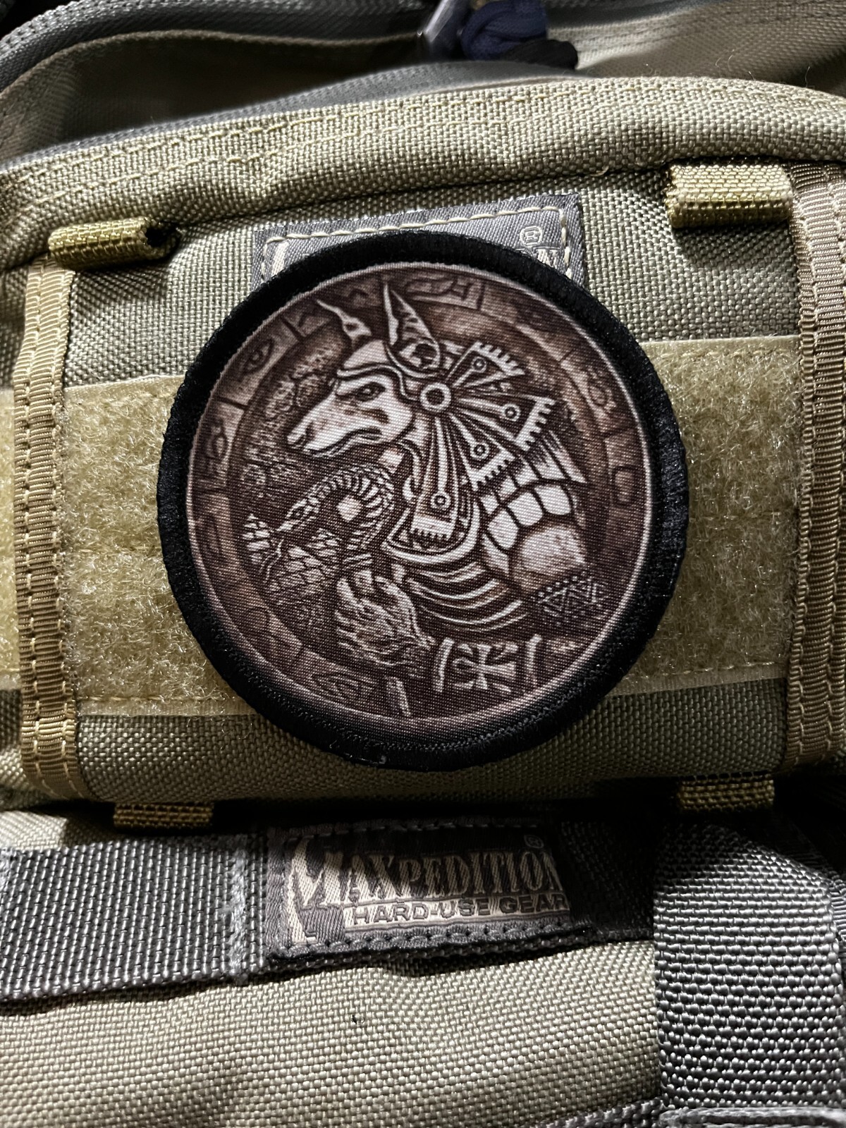 3" Egyptian Anubis Morale Patch Tactical Military Army Badge Flag