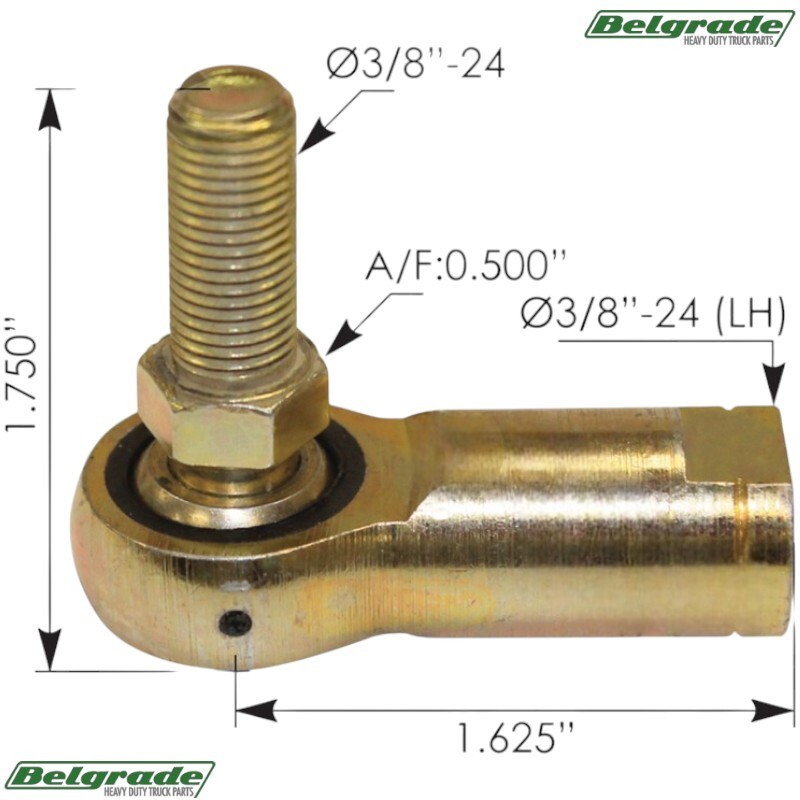 462.ESPFL6S Clutch Rod End 3/8in Kenworth SPFL6S