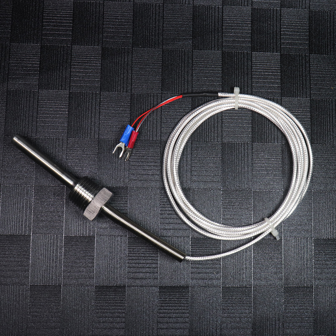 K Type Thermocouple Probe, 1/2" Thread Temperature Sensor Head