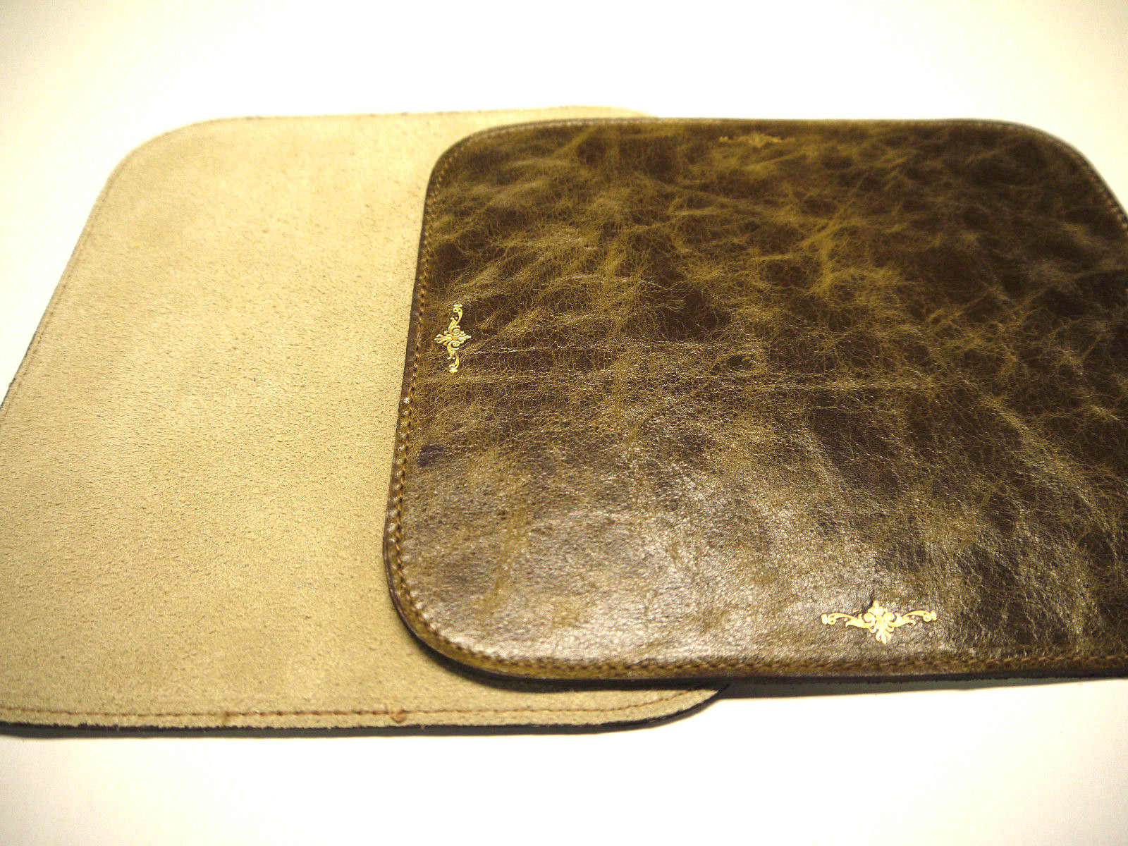Mouse Pad. Leather, Unique Made in USA