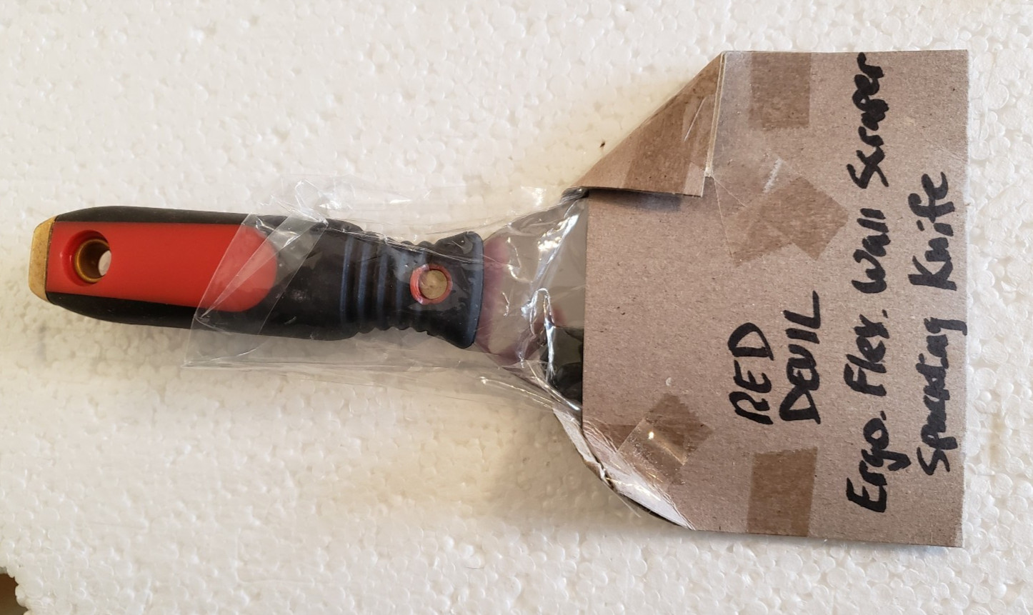 NEW Red Devil 3-Inch ERGO EZ-Grip Flex Spackling Knife # 6210EZ