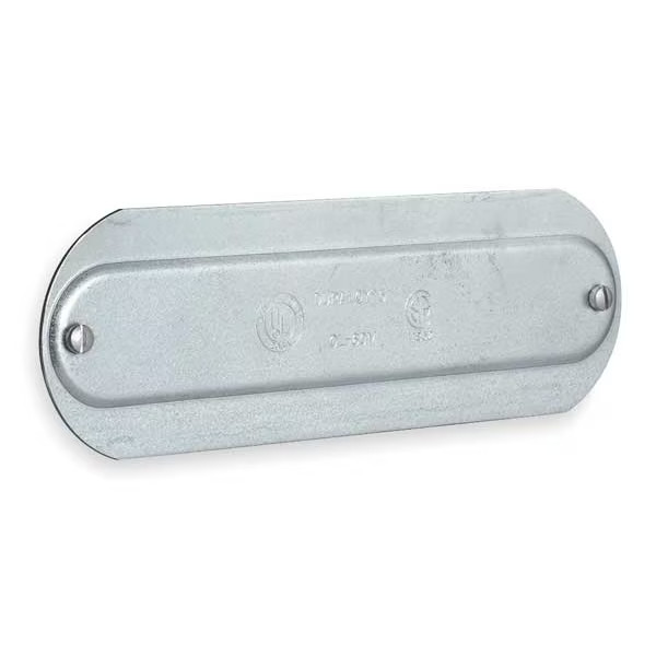 Hubbell  Conduit Body Cover,1 in. OL-30 Hubbell  OL-30 783936490090 Aluminum,