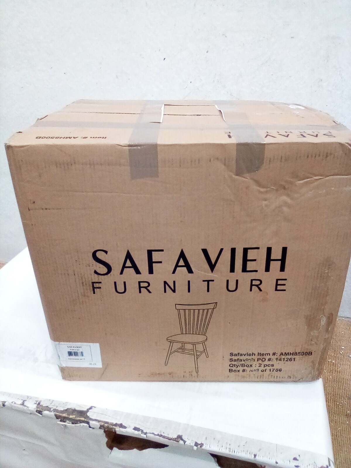 Safavieh PARKER SPINDEL SIDE CHAIR, Reduced Price 2172728798 AMH8500B
