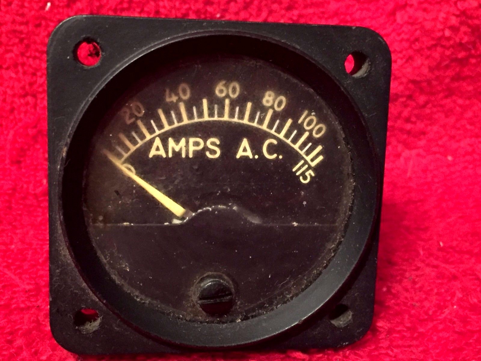 BECKMAN INSTRUMENTS AMMETER ARGA P/N 126-1321