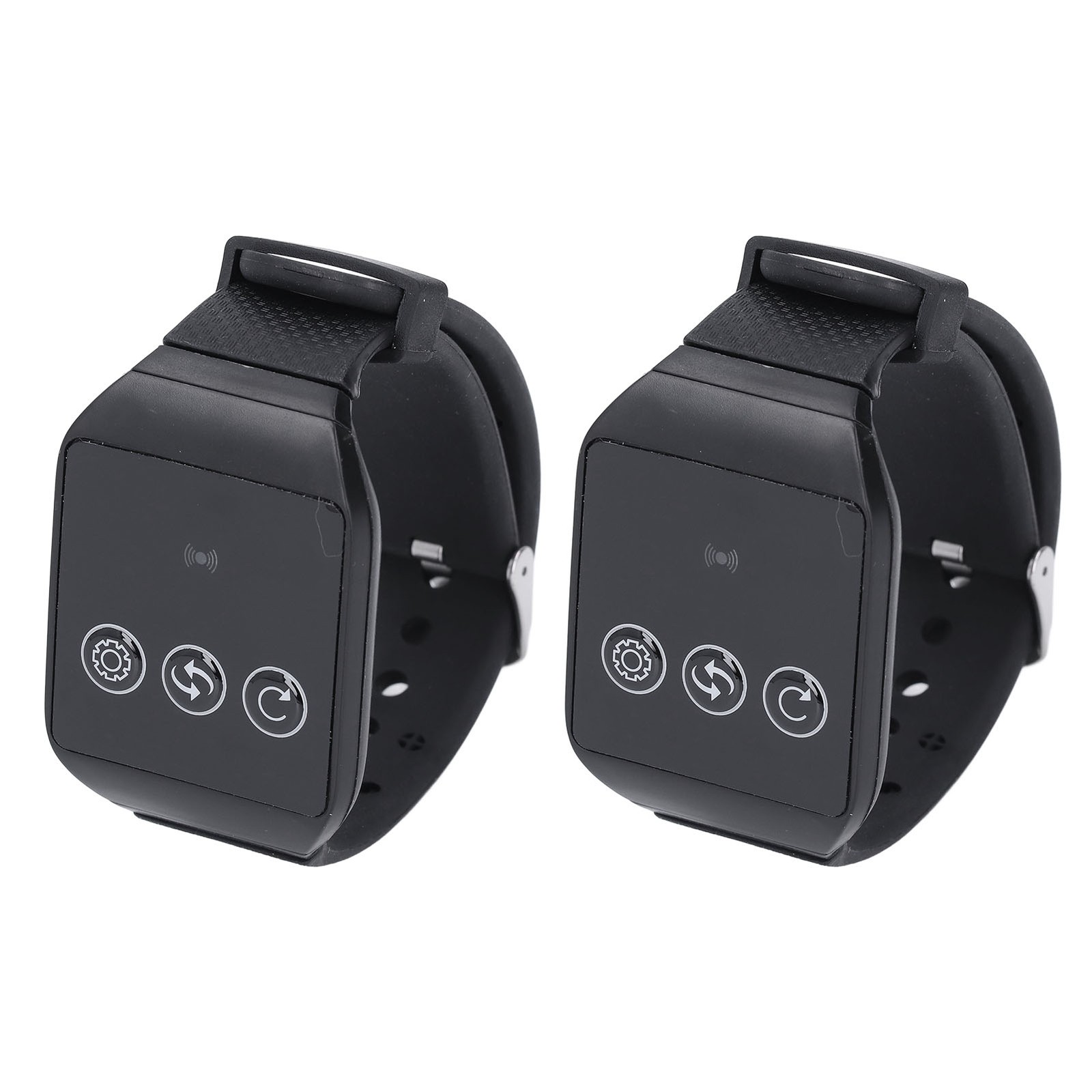 Wireless Restaurant Service Calling System 2 Watch Receiver And 1 Button Pagers