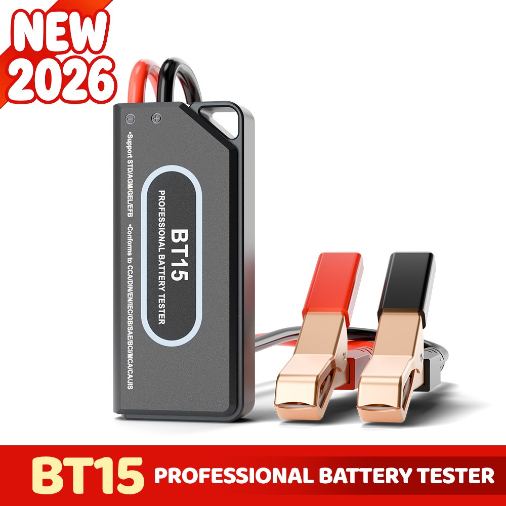 12V Car Battery and Alternator Tester with 6 LED Indicators for Easy Diagnosis