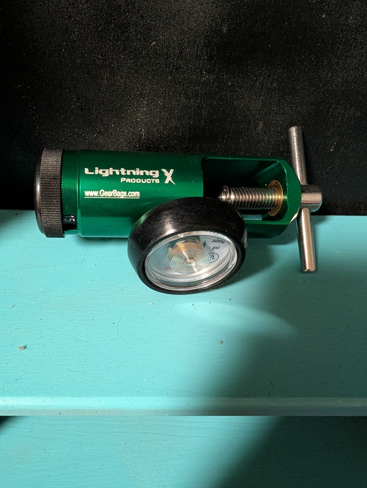 Lightning X O2 Mini Oxygen Regulator CGA-870 Gauge Flow Rate 0-15lpm Free Ship