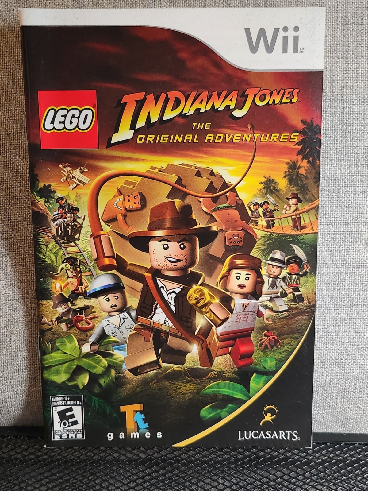 LEGO Indiana Jones Instruction Manual Only - Nintendo Wii