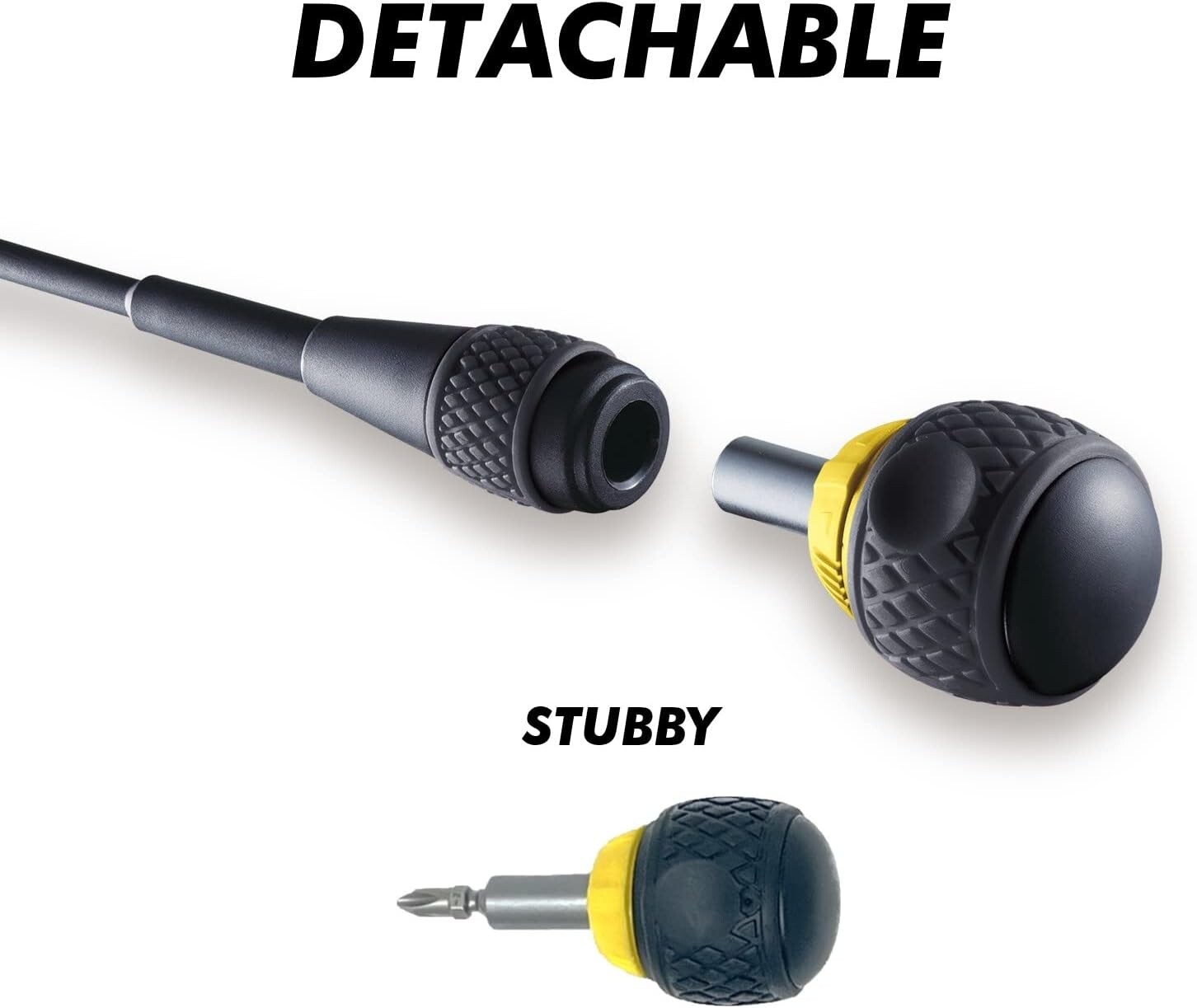 Vessel Ball Grip Ratchet Interchangeable Screwdriver with 10pc Bit Set 2200MBH12