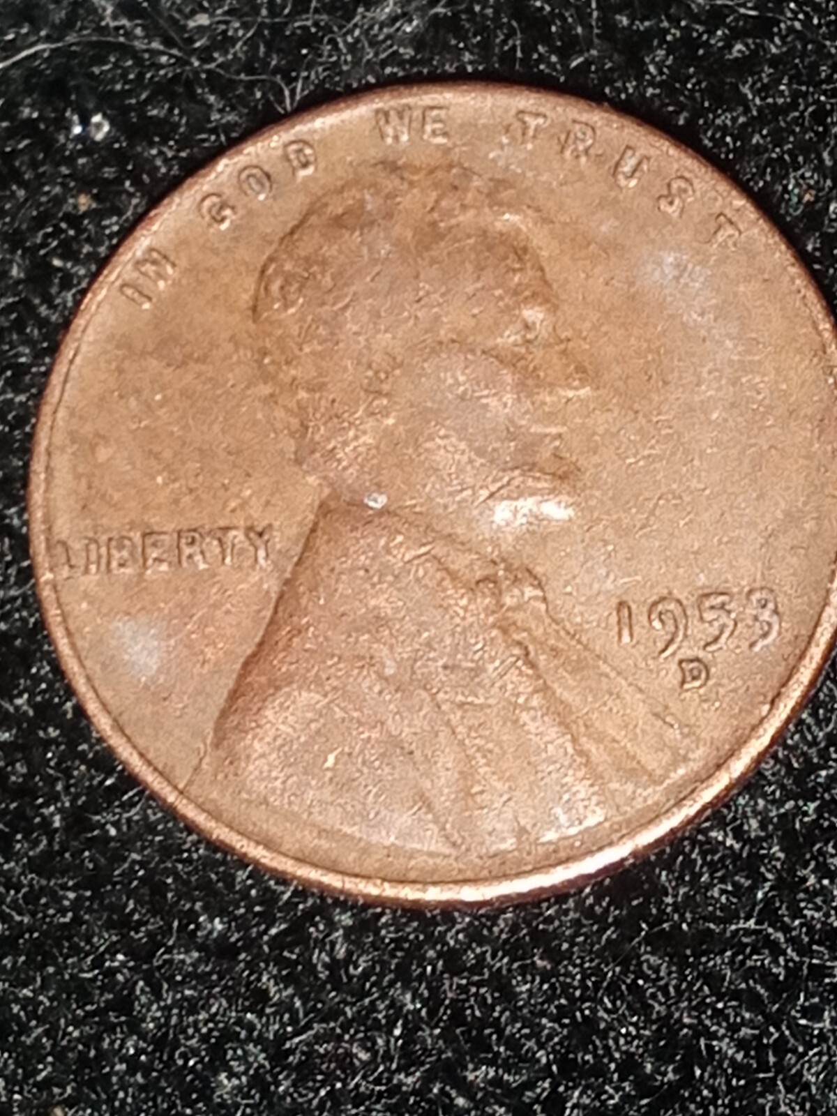 1953 d lincoln wheat penny