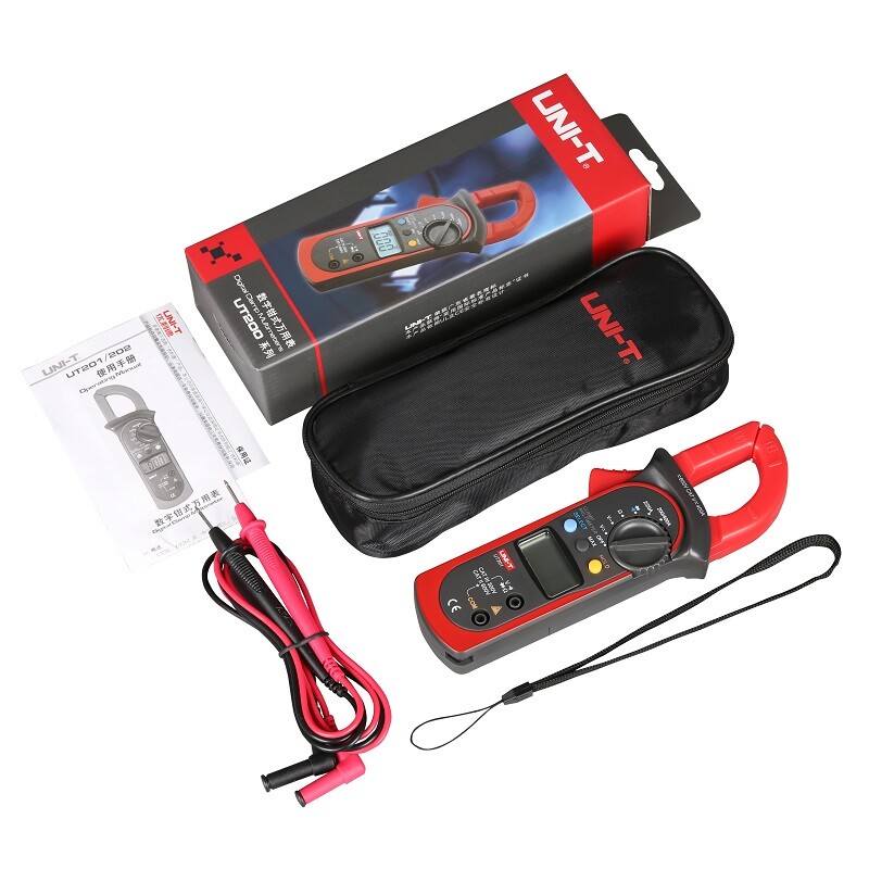 UNI-T UT201/UT201+/UT202+/UT203+/UT204+ AC DC Current Digital Clamp Meter