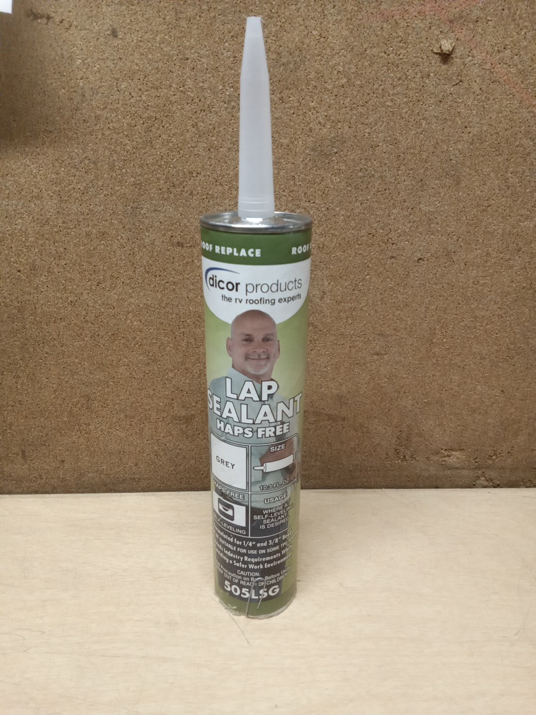 Dicor Products 505LSG Grey Lap Sealant Haps Free 10.3Fl. Oz.