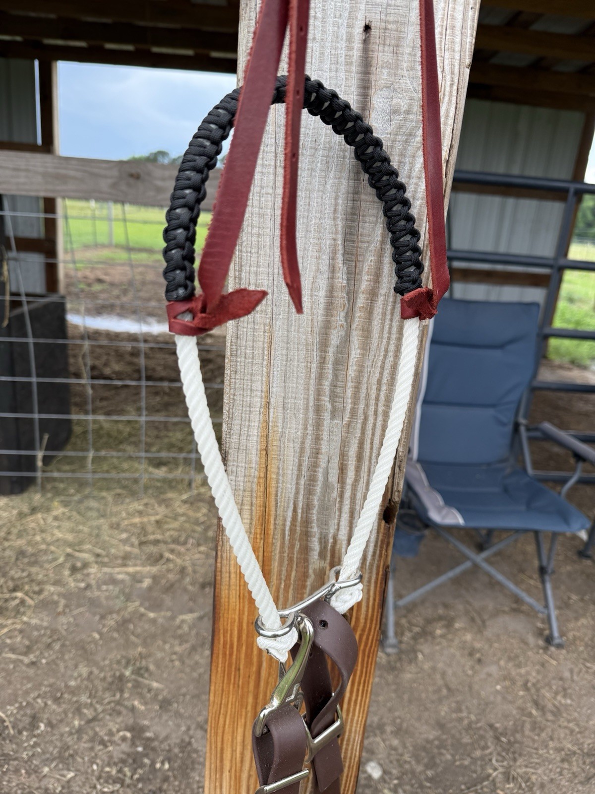 CM Rope Nose Tie Down With Strap Paracord Wrapped