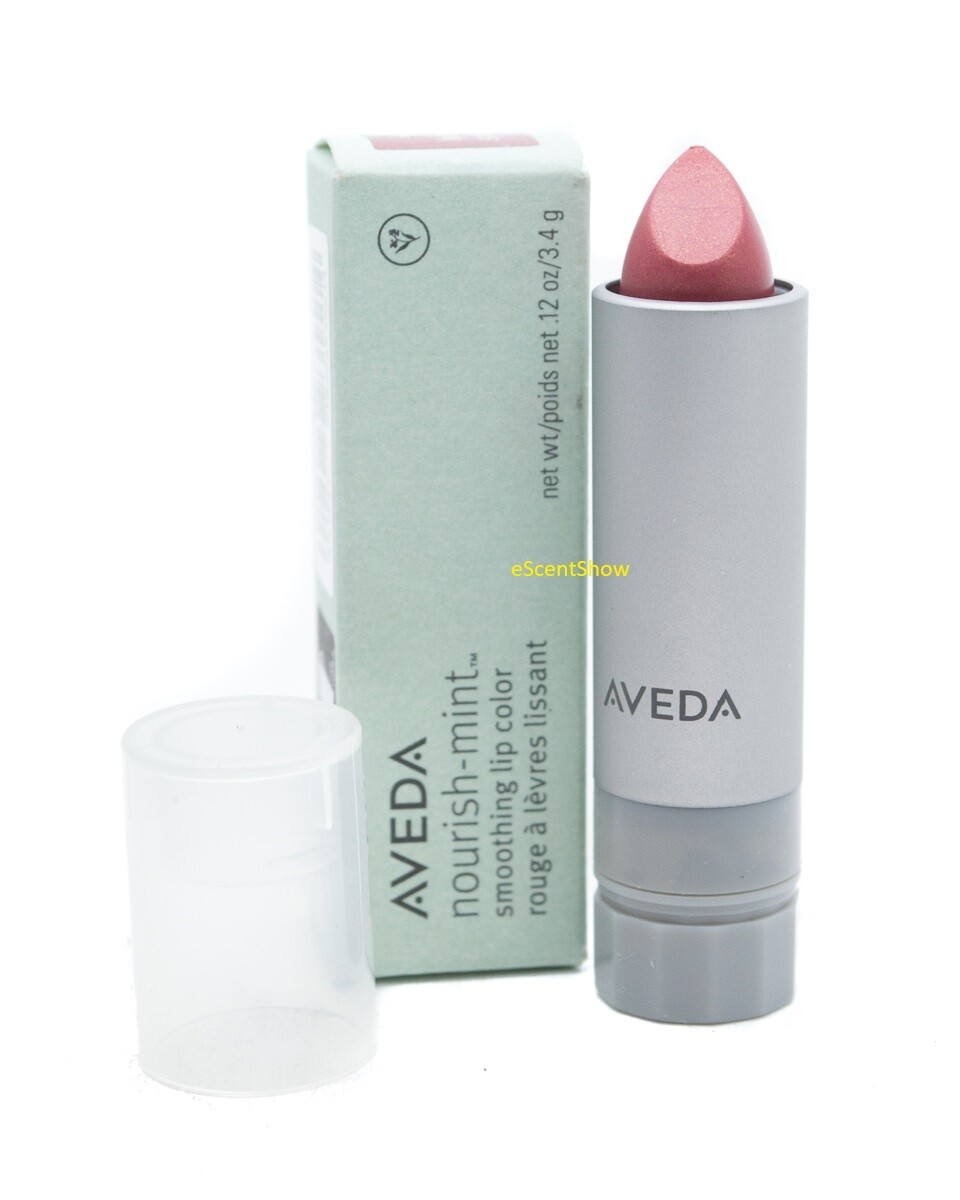 AVEDA NOURISH-MINT SMOOTHING LIP COLOR LIPSTICK  .12 OZ / 3.4 G  RARE HTF NIB